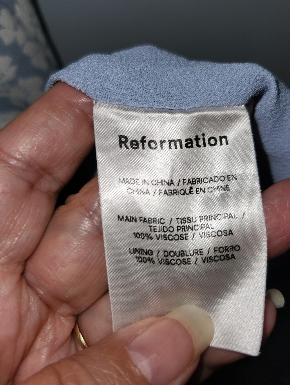 Reformation Zaria Floral Mini Dress XL - Picture 7 of 8
